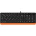 Клавиатура + мышь A4 Fstyler F1010 Black/Orange
