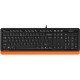 Клавиатура + мышь A4 Fstyler F1010 Black/Orange