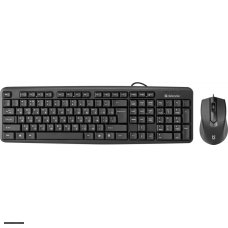 Комплект (клавиатура + мышь) Defender C-270 RU (45270), черный 