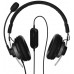 Наушники с микрофоном Hama Style черный/серый 2м мониторы оголовье
