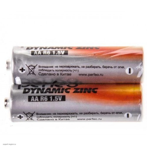 Батарейка АА PERFEO R6 2SH Dinamic Zinc комплект 2шт