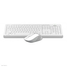 Комплект (клавиатура+мышь) A4 FG1010, USB, беспроводной, белый [fg1010 white]