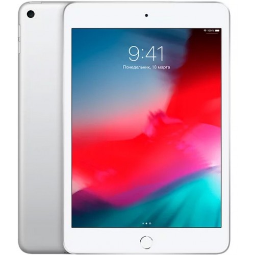 Планшетный компьютер 7.9" Apple iPad mini (2019) 256Gb Wi-Fi + Cellular Silver (MUXD2RU/A)