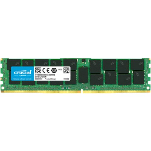 Память Crucial by Micron DDR4   64GB (PC4-23400) 2933MHz ECC Registered Load Reduced QR x4 (Retail)