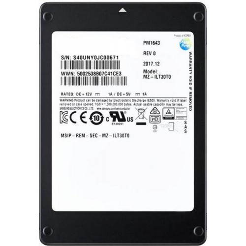 Накопитель SSD 15.360GB Samsung Enterprise 2.5"(SFF)