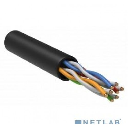 Витая пара ITK U/UTP кат.5E 4x2x24AWG LSZH 305м черный [LC3-C5E04-129]