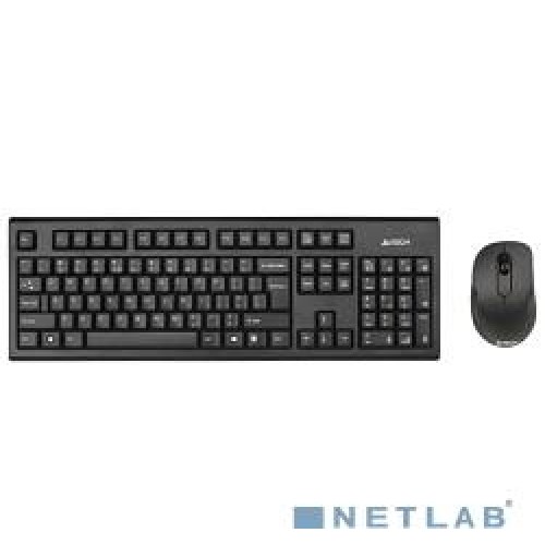 Комплект (клавиатура + мышь) A4Tech 7100N черный [613833]