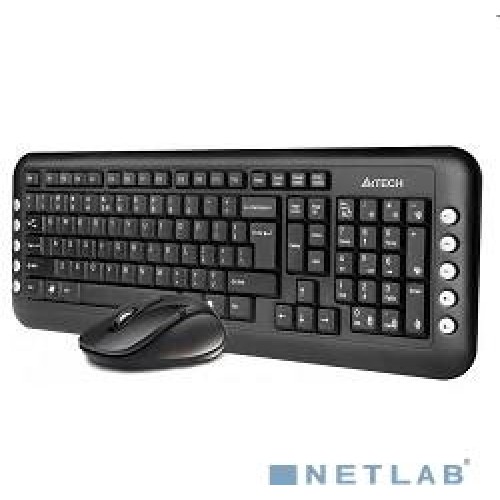 Клавиатура A4Tech 7200N 2.4G XFar Wireless V-Track Desktop черный [613834]
