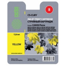 Картридж-чернильница CLI-8Y (Cactus CS-CLI8Y) Canon MP470/MP500/ MP530/MP600 Yellow