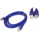 Кабель USB 2.0 Am-Af удлинитель 5.0м Telecom, прозрачная, голубая изоляция (VUS6956)