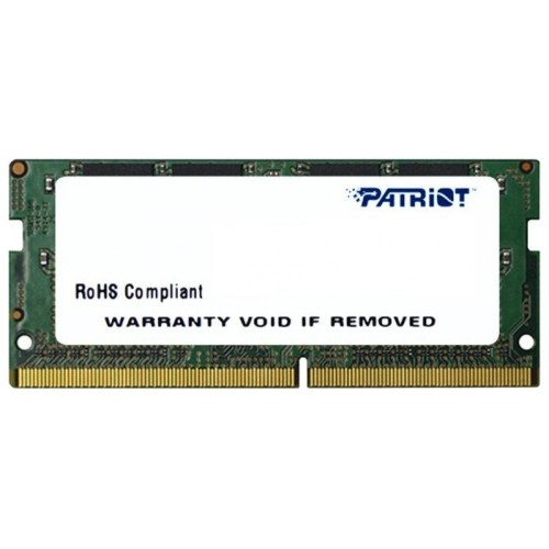 Оперативная память 4Gb DDR4 2400Mhz Patriot SO-DIMM (PSD44G240082S)