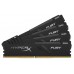 Память оперативная Kingston 16GB 2400MHz DDR4 CL15 DIMM (Kit of 4)HyperX FURY Black