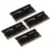 Память оперативная Kingston 32GB 2400MHz DDR4 CL15 SODIMM (Kit of 4) HyperX Impact