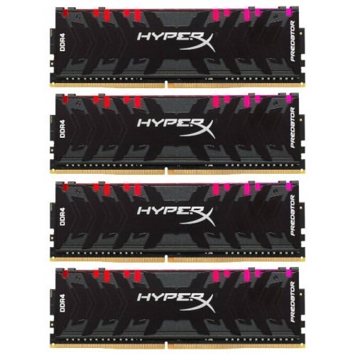 Память оперативная Kingston 32GB 3000MHz DDR4 CL15 DIMM (Kit of 4) XMP HyperX Predator RGB