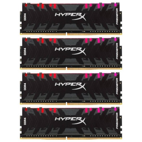 Память оперативная Kingston 32GB 3200MHz DDR4 CL16 DIMM (Kit of 4) XMP HyperX Predator RGB