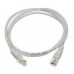 Патч-корд Lanmaster TWT-45-45-0.3-GY вилка RJ-45-вилка RJ-45 кат.5е 0.3м серый ПВХ