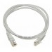 Патч-корд Lanmaster UTP TWT-45-45-1.5/6-GY вилка RJ-45-вилка RJ-45 кат.6 1.5м серый ПВХ (уп.:1шт)