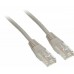 Патч-корд Lanmaster UTP TWT-45-45-10-GY вилка RJ-45-вилка RJ-45 кат.5е 10м серый ПВХ