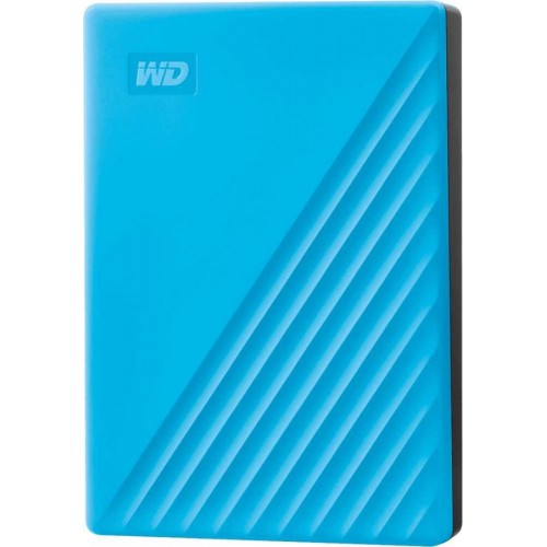 Внешний накопитель WD Original USB 3.0 4Tb WDBPKJ0040BBL-WESN My Passport 2.5\" голубой