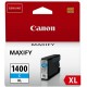 Картридж струйный Canon PGI-1400XLC 9202B001 голубой (1200стр.) для Canon Maxify МВ2040/2340