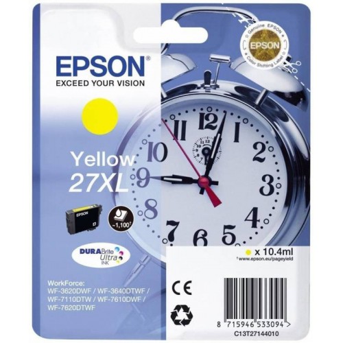 Картридж струйный Epson T2714 C13T27144022 желтый (10.4мл) для Epson WF7110/7610/7620