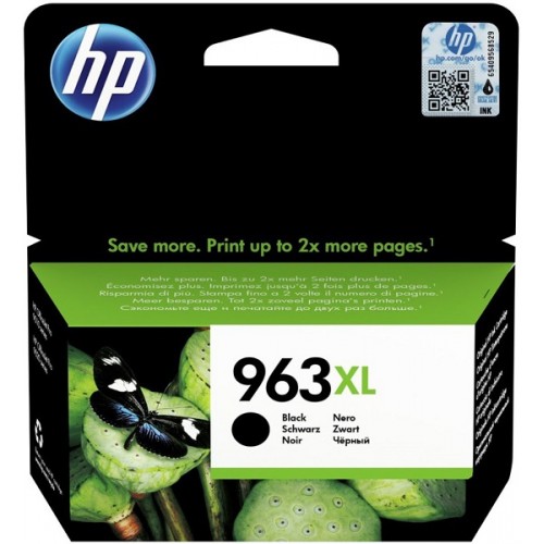 Картридж струйный HP 963 3JA30AE черный (2000стр.) для HP OfficeJet Pro 901x/902x/HP