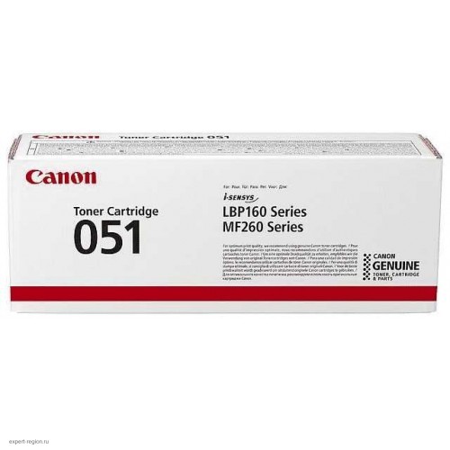 Картридж лазерный Canon 051 2168C002 черный (1700стр.) для Canon LBP162dw