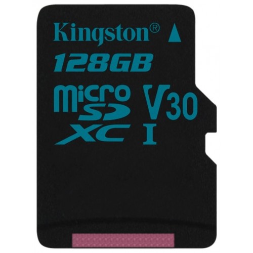 Флеш карта microSDXC 128Gb Class10 Kingston SDCG2/128GBSP Canvas Go w/o adapter