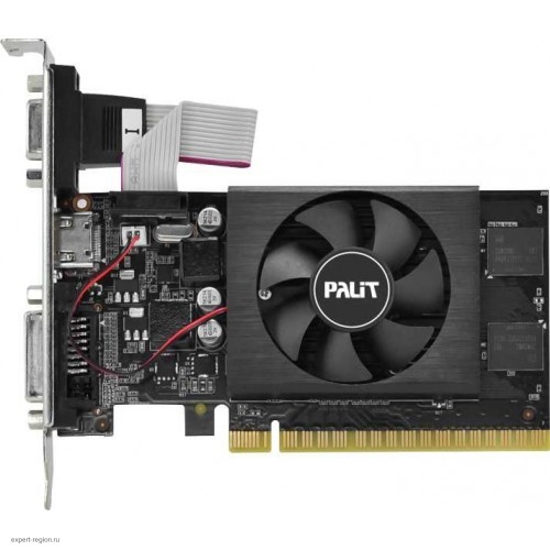 Видеокарта Palit PCI-E PA-GT710-2GD5 nVidia GeForce GT 710 2048Mb 64bit GDDR5 954/2500 DVIx1/HDMIx1/CRTx1/HDCP Bulk