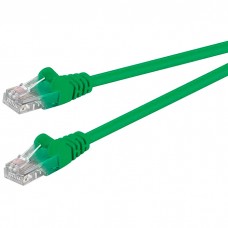 Патч-корд UTP кат.5e 0.3м, RJ45-RJ45, зеленый, Exegate (EX258665RUS)