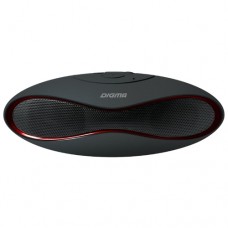 Портативная акустика Digma S-10 черный 3W 1.0 BT (SP103B)