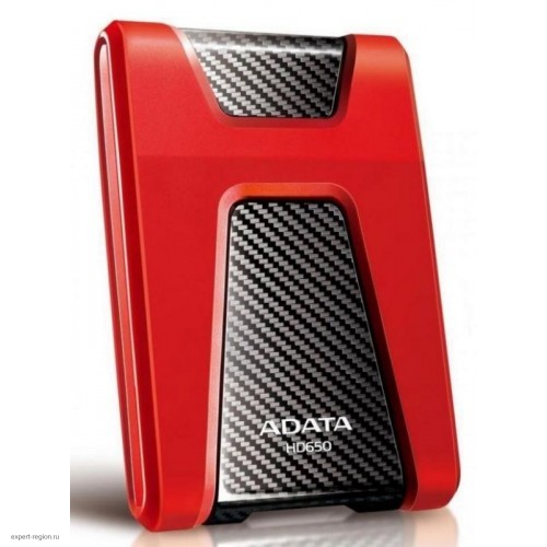 Внешний жесткий диск 2Tb ADATA HD650 Red (AHD650-2TU31-CRD)