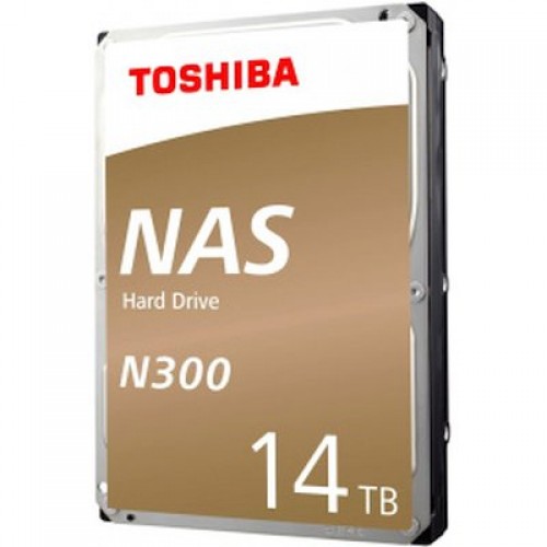 Жесткий диск Toshiba SATA-III 14Tb HDWG21EUZSVA NAS N300 (7200rpm) 256Mb 3.5" Bulk