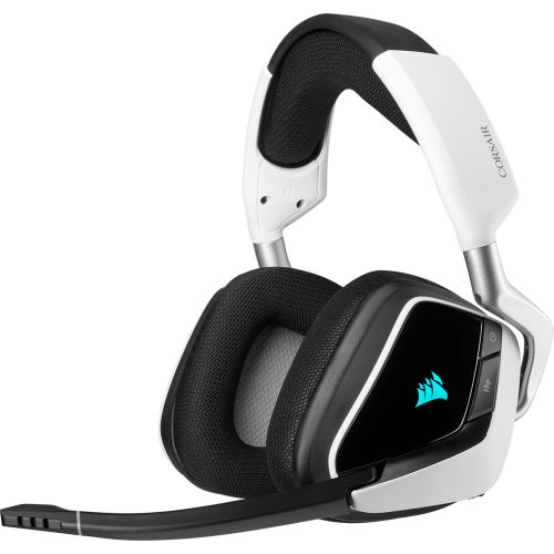 Игровая гарнитура  Corsair Gaming™ VOID RGB ELITE Wireless Premium Gaming Headset with 7.1 Surround Sound, White CA-9011202-EU