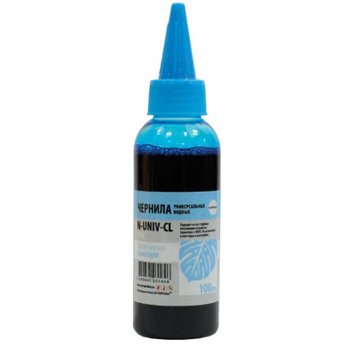Чернила NetProduct (N-UNIV-CL) водные универсальные  ( 100мл,  цвет светло-голубой)