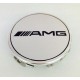 Заглушка (колпачок) на литой диск AMG хром D75/D65 (050)