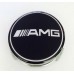 Заглушка (колпачок) на литой диск AMG черный D75/D65 (049)