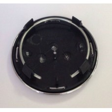 Заглушка (колпачок) на литой диск AU черный/хром D69/D53 (067)