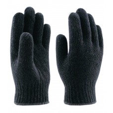 Перчатки Зима двойные без пвх черные