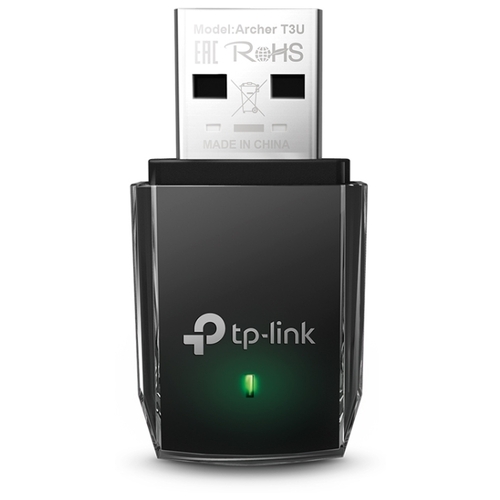 Контроллер Wi-Fi TP-LINK Archer T3U Retail (USB3.0 802.11n400 + 5GHz 802.11a/n/ac867)