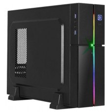 Корпус Aerocool Playa Slim черный без БП mATX 1x80mm 2xUSB3.0 audio bott PSU