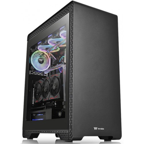 Корпус Thermaltake S500 TG черный без БП 