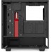 Корпус NZXT H510 CA-H510i-BR черный/красный без БП 