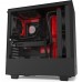 Корпус NZXT H510 CA-H510i-BR черный/красный без БП 