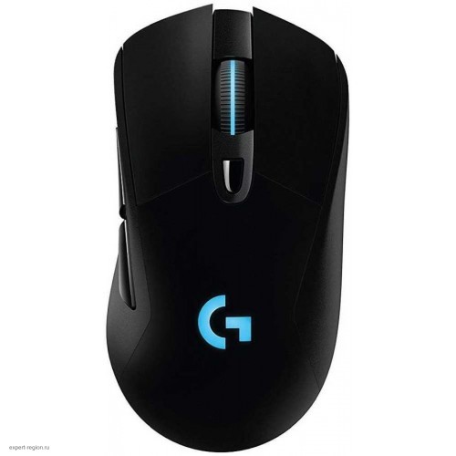 Мышь LOGITECH G703 LightSpeed (Hero), игровая, оптическая, беспроводная, USB, черный