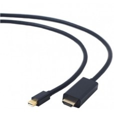 Кабель mDP-HDMI, 20M/19M Cablexpert , 1.8м, черный