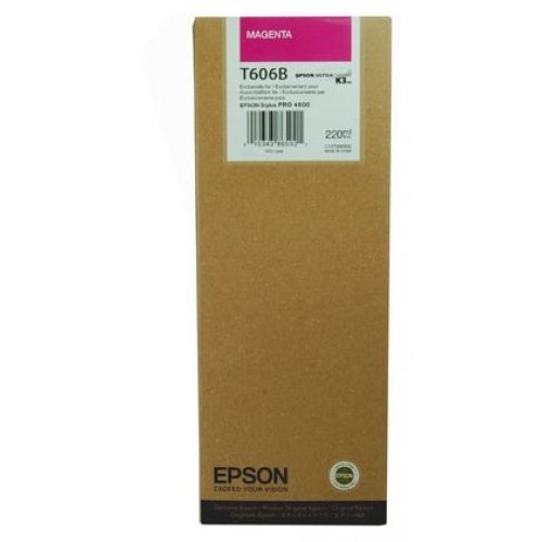 Картридж струйный Epson T606B C13T606B00 пурпурный (220мл) для Epson St Pro 4880