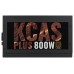 Блок питания Aerocool ATX 800W KCAS PLUS 800 80+ bronze (24+4+4pin) APFC 120mm fan 7xSATA RTL