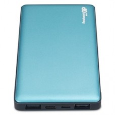 Мобильный аккумулятор GP Portable PowerBank MP10 Li-Pol 10000mAh 2.4A+2.4A+3A синий 2xUSB