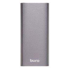 Мобильный аккумулятор Buro RB-10000-QC3.0-I&O Li-Pol 10000mAh 3A+1.5A серебристый 2xUSB